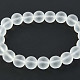 Crystal beads bracelet 10 mm frosted