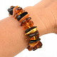 Bracelet amber stones mix 21mm