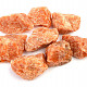 Orange calcite raw stone Brazil