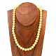 Calcite yellow necklace beads 10mm 50cm