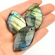 Labradorite cabochon on skin of different shapes