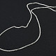 Řetízek ze stříbra pletený Ag 925/1000 + Rh 45cm (cca 3,0g)