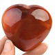 Carnelian smooth heart (185g)