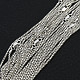 Silver chain Ag 925/1000 + Rh 50cm (approx. 8.2g)