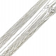 Silver chain Ag 925/1000 + Rh 60cm (approx. 4.4g)