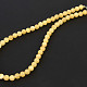 Calcite yellow ball necklace 8mm (48cm)