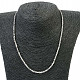 Necklace made of natural diamond Ag clasp