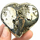 Pyrite heart with crystals 198g