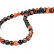 Agate faceted beads necklace 10mm (50cm)