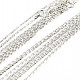 Silver chain Ag 925/1000 + Rh 45cm (approx. 3.9g)