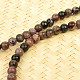 Rhodonite bead necklace 6mm 48cm