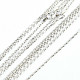 Silver chain Ag 925/1000 + Rh 55cm (approx. 5.4g)