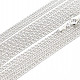 Silver chain Ag 925/1000 + Rh 60cm (approx. 3.7g)