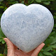 Blue calcite big heart 1615g
