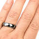 Hematit broušený prsten 6mm
