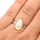 Ethiopian opal ring size 51 Ag 925/1000 (2,5g)