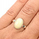 Prsten s drahým opálem Ag 925/1000 2,7g (vel.58)