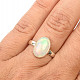 Ethiopian opal ring size 55 Ag 925/1000 2,5g