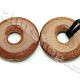 Donut 30mm Avanturin rekonstruovaný na kůži