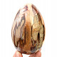 Zkamenělé dřevo vejce s dutinou 881g