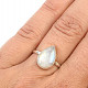 Prsten s měsíčním kamenem kapka Ag 925/1000