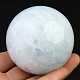 Blue calcite ball from Madagascar 398g