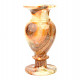 Větší váza z aragonitu hnědá (1430g)