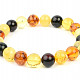 Bracelet amber large beads mix 11mm