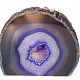 Geode made of colored agate 804g