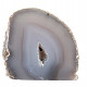 Standing agate geode (393g)