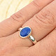 Oválný prsten lapis lazuli Ag 925/1000