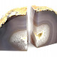 Agate bookends from Brazil 1763g