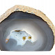 Natural agate geode (1325g)