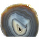 Colored agate geode (588g)