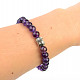 Amethyst Buddha beads bracelet 8mm