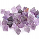 Fluorite purple mini crystal octahedron (China)