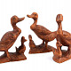 Duck wood carving