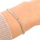 Labradorite bracelet cut ball 3mm Ag 925/1000