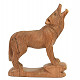 Wolf wood carving 20cm discount