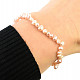 River pearl apricot bracelet approx. 5mm