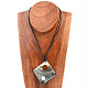 Pearl necklace rhombus + shiva 65mm