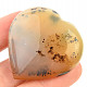 Agate with dendrites heart shape 37g