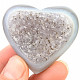 Agate heart with cavity 39g
