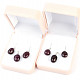 Ruby set of earrings and pendant Ag 925/1000