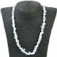 Chalcedony necklace chopped stones 48cm