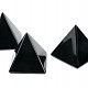 Obsidiánová pyramida 4cm (Mexiko)