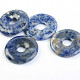 Sodalite Donut 30 mm on the leather