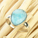 Ring with larimar size 51 Ag 925/1000 3.03g
