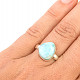 Ring with larimar size 57 Ag 925/1000 3.76g