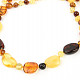 Irregular piece amber necklace (14.82g)